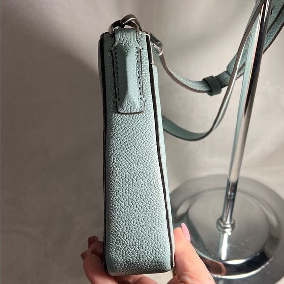 Kate Spade Leather Margaux Med Convertible Crossbody - Hazy Blue - Picture 4 of 14